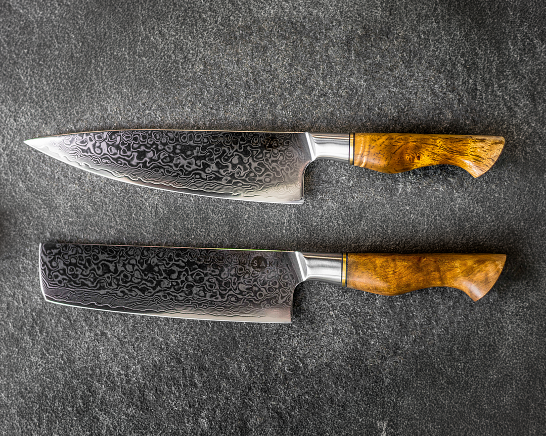 2er-Set Chefmesser & Nakiri